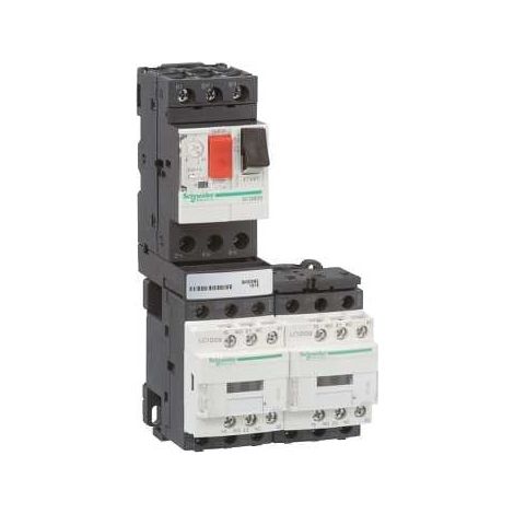 Schneider GV2DM214BD Démarreur moteur 2 sens 6-10A TeSys GV2DM (1/3)