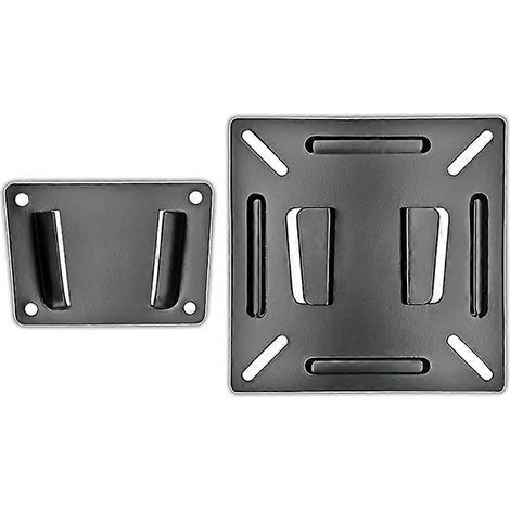 VESA-Wandhalterung für Fernseher von 10 bis 27 Zoll, Clip-Befestigung, universell, Metall, kompatibel mit Flachbild-, LCD- und LED-Fernsehern. (1/5)