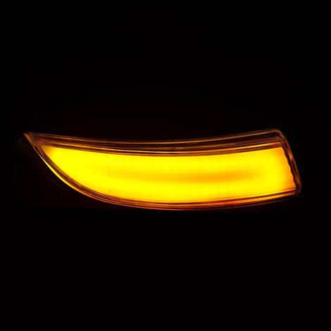 KIT LUCI SPECCHIETTO RETROVISORE ESTERNO CON INDICATORI DI DIREZIONE LED COMPATIBILE CON Ford Fiesta MK7  BJ 2008-2017  , VETRO TRASPARENTE (1/5)
