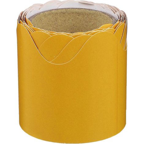 Bordures de tableau noir et blanc de 5 m pour la décoration de salle de classe-1000.00X5.80X0.10CM-Yellow (1/4)