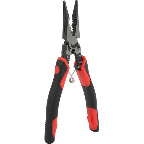 Pince coupante à action composée CRV, outil industriel puissant et économique pour métal, coupe-nipper compact (1/5)