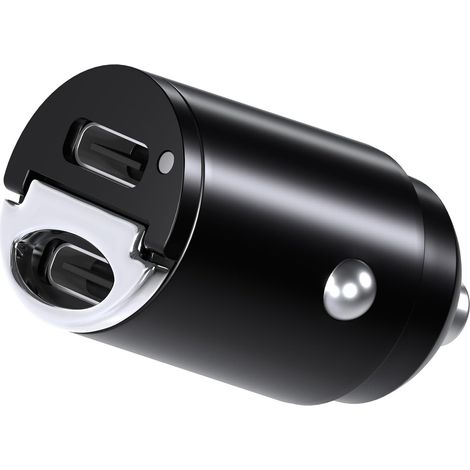 Double USB-C Adaptateur Chargeur Voiture - 45W Allume Cigare USB Charger Rapide - Chargeur Téléphone Auto Compact - USB Charger Compatible avec iPhone 17 16 15 14 Pro Max, Samsung S26 S25 S24 (1/5)