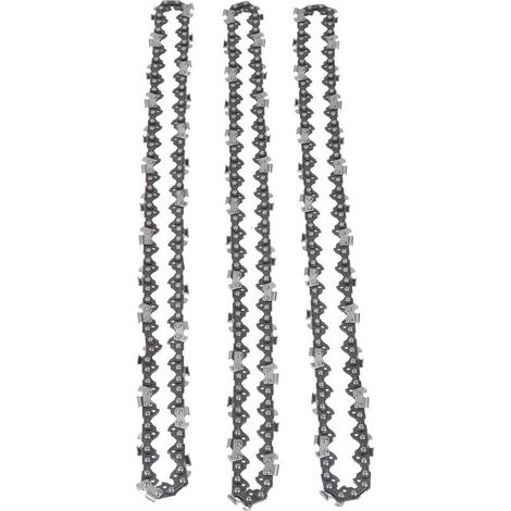 Chaîne de tronçonneuse. 3 pièces. partie universelle. pas de 3/8 pouces. 1.3mm. épaisseur de dent de guidage central pour artisan 16 pouces 56DL (1/5)