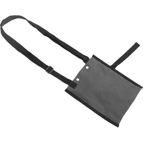 Sac à épaule pour poche à urine, gris, avec sangle réglable, poche unique, housse de drainage urinaire, bandoulière pratique, étui de collecte, accessoire médical. (1/5)