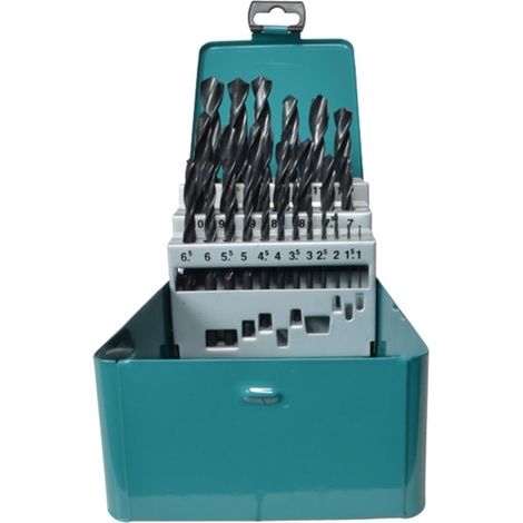 Makita D-54097 25 Piece HSS-R Metal Drill Bit Set