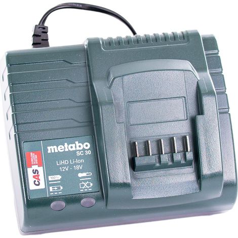 Chargeur multi-tension 12-18V CAS Metabo SC 30 / 627048001 (1/2)