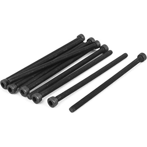 10 vis à tête cylindrique à six pans creux, noires, M5 x 100 mm, acier allié métrique 12.9 (1/3)