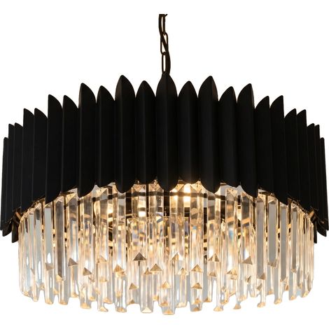 Lampadario, design moderno, lampada a sospensione regolabile, 300W, 7, modificabile (1/5)