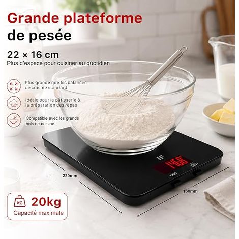 Kitchen Scales 22 × 16 cm Food Scale (1/4)