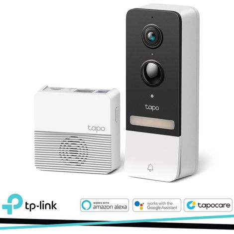 VIDEO DOORBELL CAMERA KIT 5MPX COLOR-NIGHT PIR AND IA (1/7)