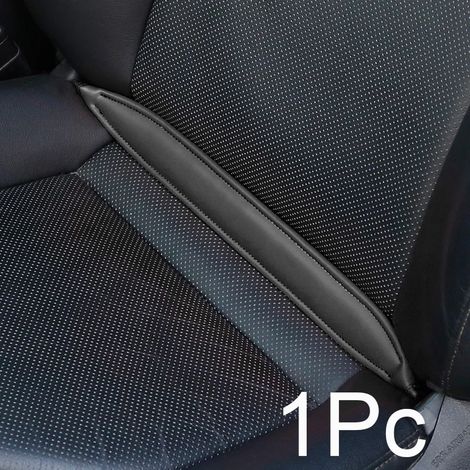 (Noir, 1 pièce) Combleur d'espace universel en cuir pour siège auto, protection anti-poussière, accessoires pour sièges de véhicule (1/5)