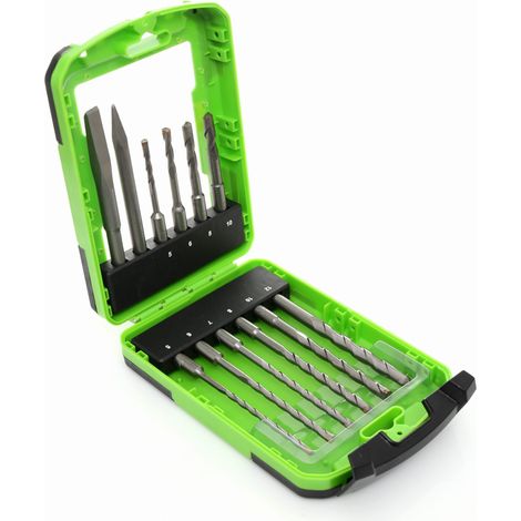 Coffret de forets et burins SDS - 12 pièces KD988 (1/5)