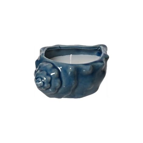 Bougie parfumée au citron dans un récipient en porcelaine, cire décorative 13,4 x 5 cm (1/3)
