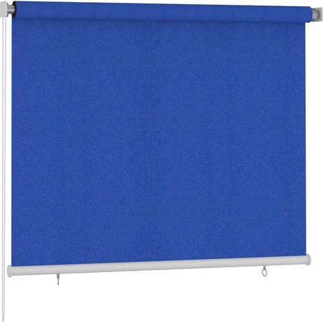 Tenda a rullo Tenda avvolgibile per Esterni 185(L)x140(A) cm Blu HDPE (1/3)