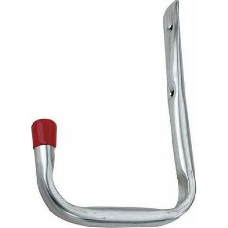 Support Mural Pour Outils - 150x210x18 mm - Résistant Aux Intempéries - Charge Élevée - Zinc Blanc - 1 Pièce