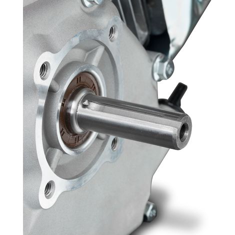 Eberth – Moteur thermique essence 6,5CV 196cc 4T arbre 19mm – Démarrage électrique E-Start – Compatible avec pompes et tracteurs