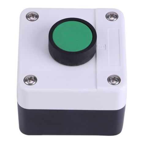 Bouton de déverrouillage de Portail, résistant aux intempéries, Vert, boîte de Commande à Bouton Poussoir pour ouvre-Portail