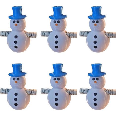 Weihnachtsanhänger aus Kunstharz, Christbaumschmuck, Geldbörsenanhänger, Heimdekoration, Schneemann (1/5)