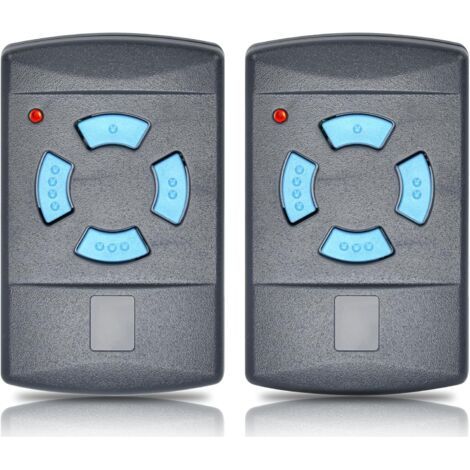 QORVA-Ouvre-porte de garage avec télécommande, compatible avec émetteur manuel, émetteur compatible 868,3 MHz, Hörmann HSM4, HSE2, HS1, HS4, HSZ1, HSZ2
