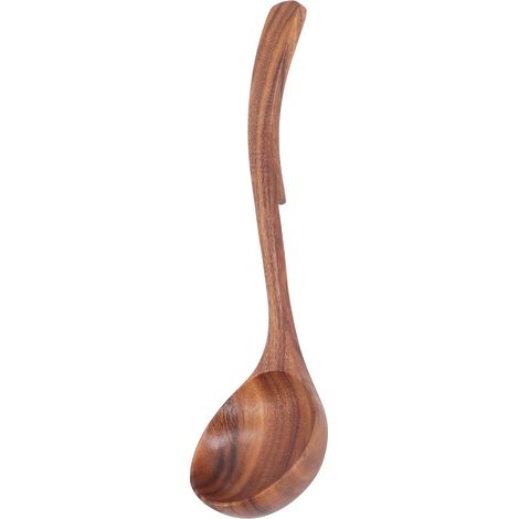 Holzlöffel aus Akazienholz für Porridge, Geschirr, Catering, Küche, Haushalt, Kinder (1/5)