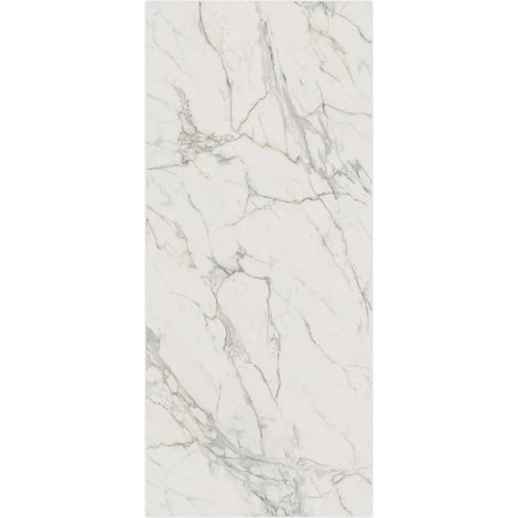 Carrelage effet Marbre Blanc Calacatta Extra Bookmatch B 278x120x0,6 cm Brillant Clarenza - Mur intérieur (vendu par carton de 3,336 m²) - RO'MA CARRELAGE