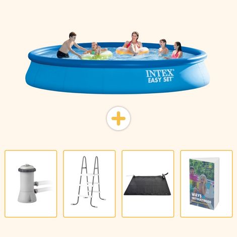 Intex Piscine Easy Set Ronde - 457x84 cm - 5-pièces SCB112 (1/5)