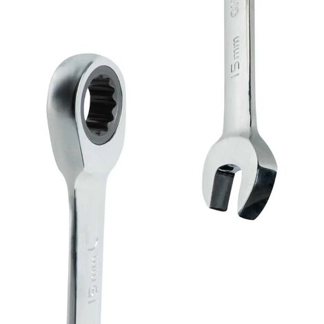 Chiavi a cricchetto Jbm 8-19 mm 12 pezzi ergonomico ratchet