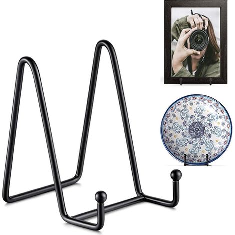 Tellerständer – Tellerpräsentationsregal – 25 cm – Ideal für Dekoteller – Robust – Schwarz – 25 cm