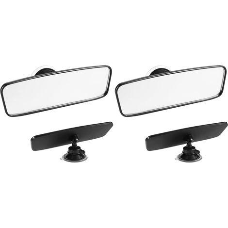 Rétroviseur Intérieur Voiture 360° Rotatif Conduite Accompagnée Ventouse (Lot de 2) (1/5)