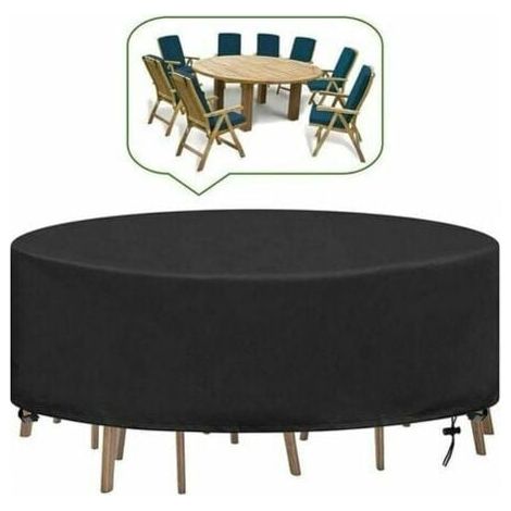 Garden Table Cover, 230 x 110 cm, Garden Furniture Cover, 210D Polyester, Waterproof Tarpaulin, Garden Furniture, Dustproof Protection, Furniture Cover for Garden Tables, Chairs, Sofa MUMU (1/4)
