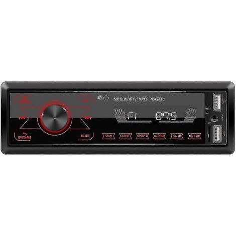 Autoradio Bluetooth avec écran tactile, 4 x 60 W, 7 couleurs, 2 ports USB/SD/AUX, kit mains libres Bluetooth (1/5)