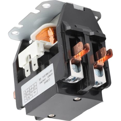 Contacteur de climatisation 40A 2P de rechange, contacts en alliage d'argent, pour distribution électrique et appareils de contrôle 110V (1/5)