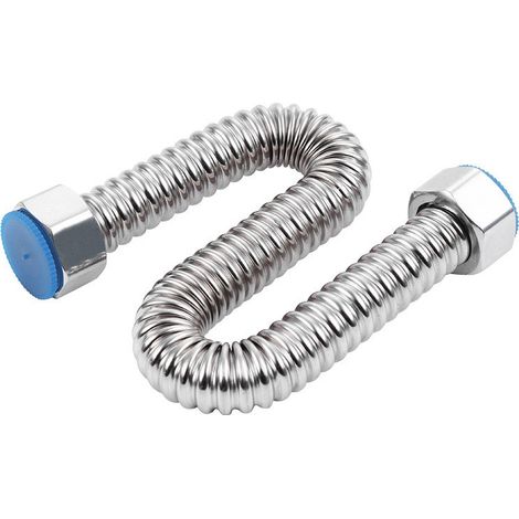 Tuyau flexible inox 304 de 150 cm, raccord G1/2 BSPP, tuyau ondulé pour robinet, chauffe‑eau (1/4)