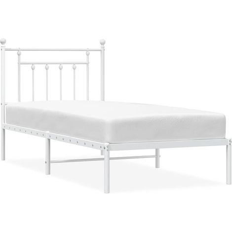Maison Exclusive - Estructura cama sin colchón con cabecero metal (1/5)