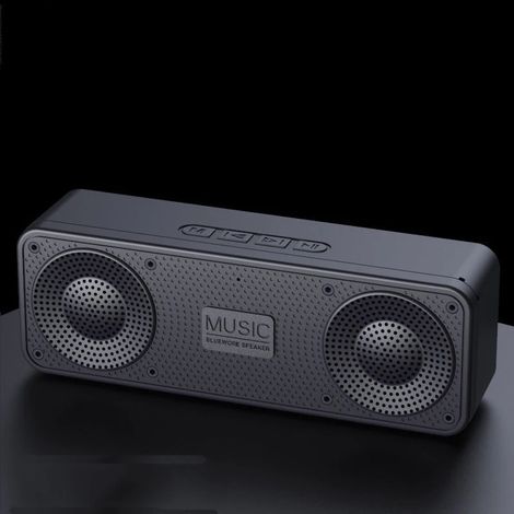 Radio FM portable, enceinte sans fil Bluetooth 5.0 TWS, mini lecteur MP3, compatible avec les cartes TF, les clés USB et la lecture AUX, appels mains libres. (1/5)