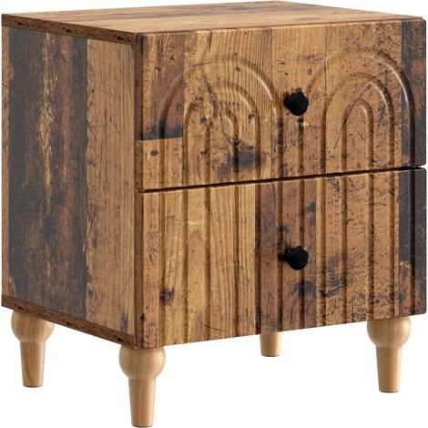 Nachttisch Altholz 43 x 34,5 x 48 cm Holzwerkstoff vidaXL