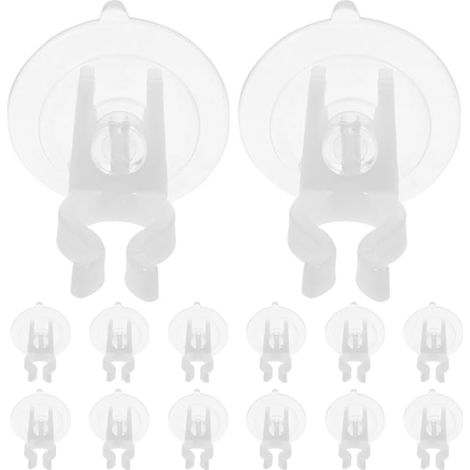 Lot de 15 Supports de Bougie à Ventouse en PVC pour Bougies LED Électroniques de Camping-Car, Installation Facile et Support Stable pour Décorations de Fenêtres et Vacances