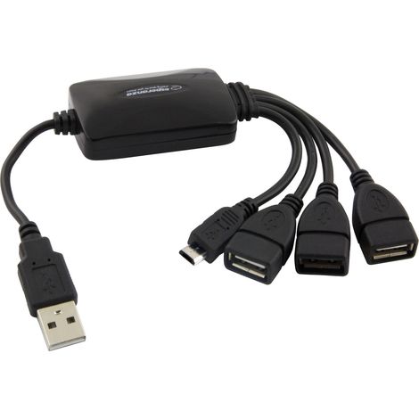 Esperanza Usb 2.0 Hub De 4 Puertos