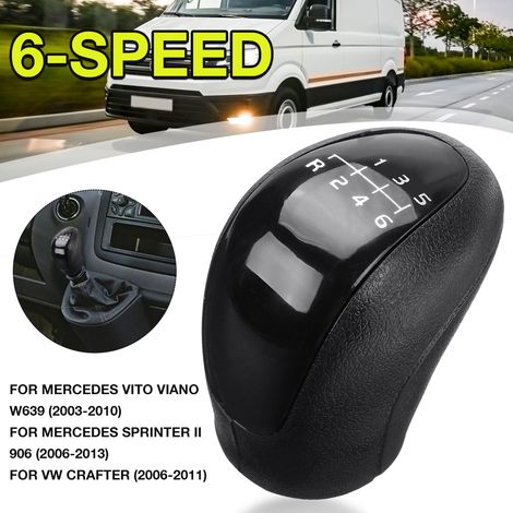 6 Speed Gear Stick Shift Knob For Mercedes Benz Vito Viano W639 Sprinter II 906 (1/4)