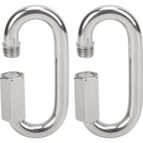 M8 inox maillon rapide verrouillage mousqueton escalade équipement crochet sécurité (1/5)