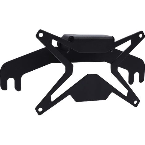 Foldable License Plate Holder, Universal Front Bumper License Plate Holder, Off-Road License Plate Holder with 10-Inch Hawse Cable Guide (1/5)