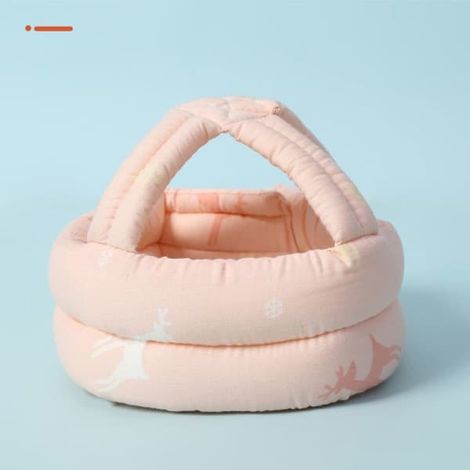 Bonnet de protection pour bébé, anti-chute, rose B (1/5)
