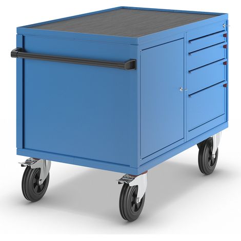 eurokraft pro, Chariot de montage, force 500 kg, 1 armoire, 4 (1/5)