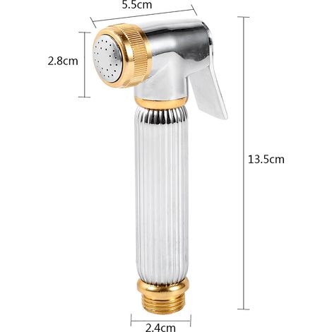 Douchette de bidet en laiton pour salle de bain, pommeau de douche et arroseur pour WC (1/5)