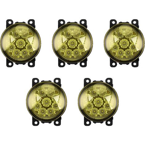 4F9Z-15200-AA Lot de 5 phares antibrouillard LED pour Ford Explorer, Transit, Focus, Fusion et Honda Crosstour CR-V (1/5)