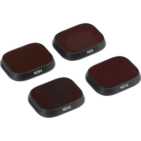 Kit de filtres ND pour drone Mini 3Pro, en alliage d'aluminium et verre noir (ND8, ND16, ND32, ND64). Accessoires pour drone Mini 3Pro. (1/5)