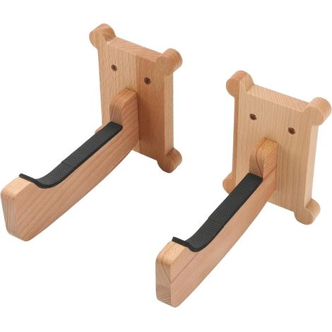 Surfbrett-Wandhalter aus Buchenholz mit 17,8 cm langen Stützarmen – vertikaler Boardhalter – Surf-Zubehör (1/5)