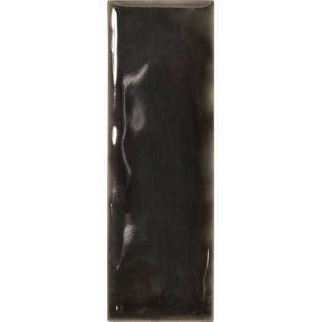 Carrelage grès cérame effet graphique CASABLANCA - Rectangle 15x5cm Kohl - - boîte de 0.53 m2 - Gioia Materia