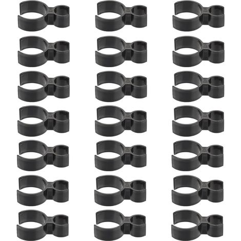 Lot de 24 porte-bouteilles de vin, support de sécurité simple, en plastique. (1/4)