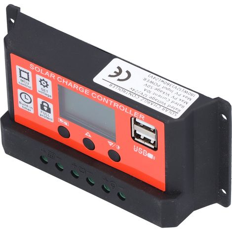 10A 12V/24V PWM LCD Solar-Laderegler für Photovoltaik-Modulsysteme (1/5)